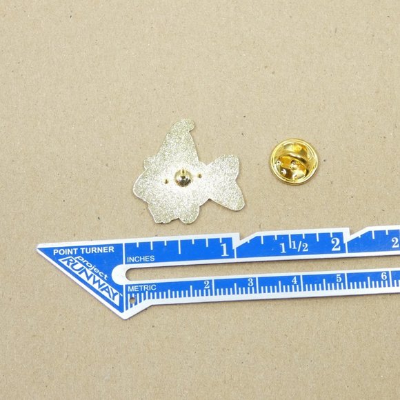 FREE ADD ON WITH PURCHASE Goldfish Wizard Enamel Pin - Picture 3 of 4